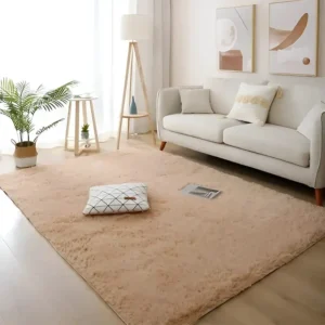 Tapete felpudo macio para sala